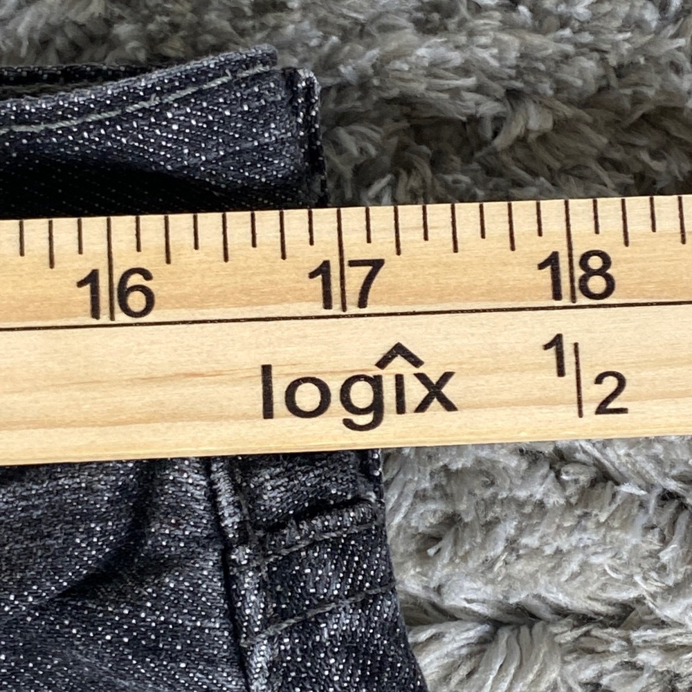Levi 514 Jeans Mens 34x32 Black Denim Straight Fit Classic Casual Cotton Pant - Picture 4 of 9